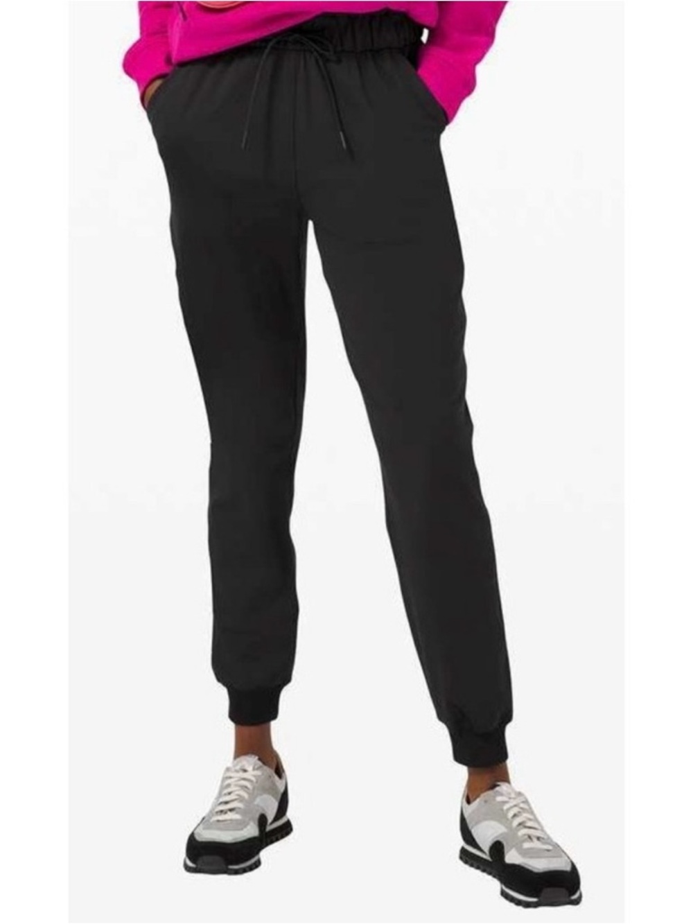 Lululemon Keep Moving Jogger Black Size 6 High Rise Athleisure Pants